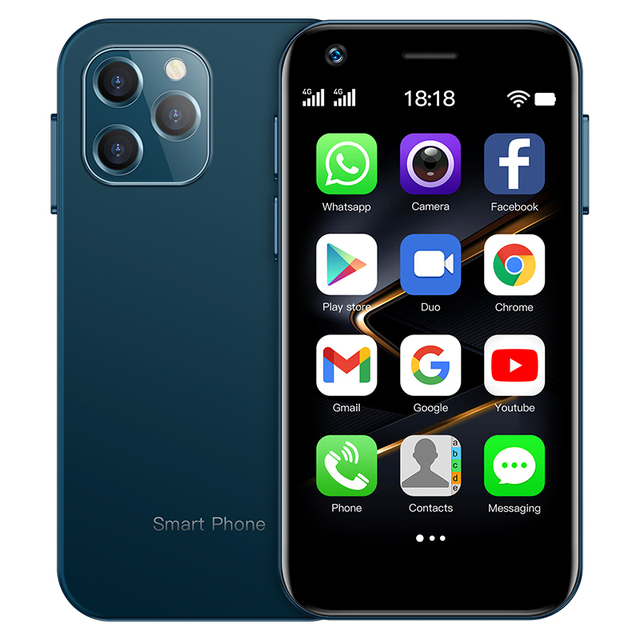 Мини смартфон 4G 2 sim Soyes XS12 MT6737 4+32 гб 3" Android 9.0